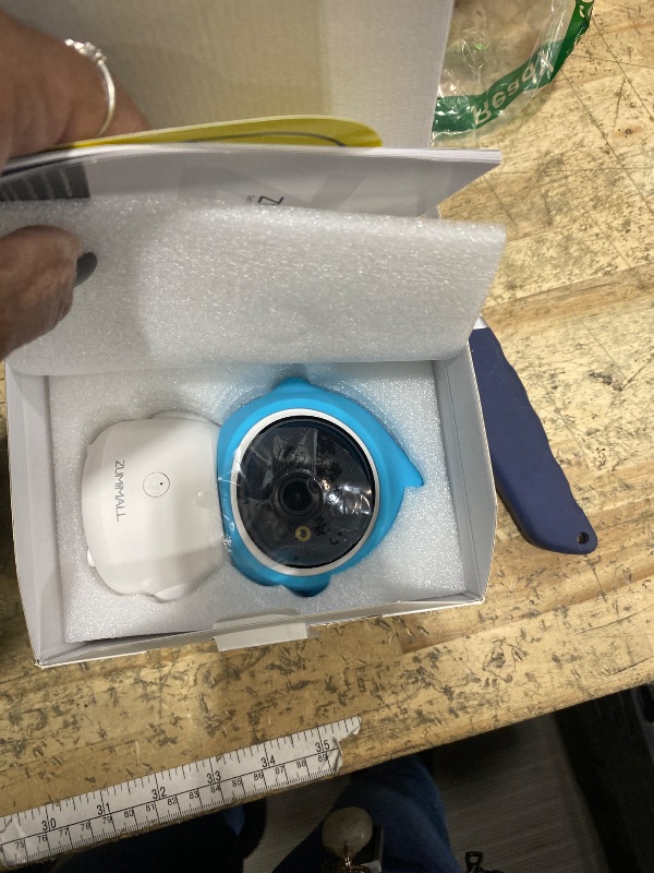View 3 of **LAZER NON-FUNCTIONAL*** ZUMIMALL Pet Camera Indoor, 5G/2.4G WiFi Camera for Dog/Cat with Laser Toy, 3MP Pet Security Cameras with Phone App, 2-Way Talk, Auto Tracking, Pet/PIR/AI Detection, Privacy Protect, Alexa/ONVIF/Cloud