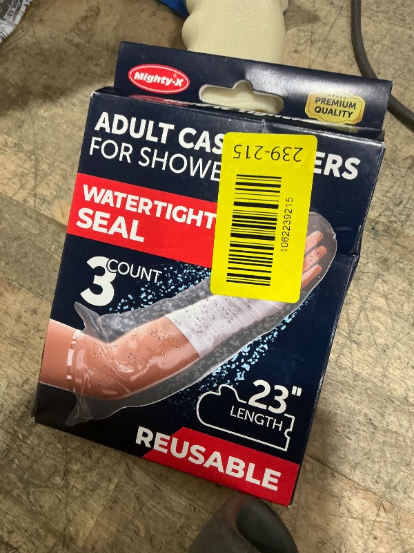 Photo 1 of 100% Waterproof Cast Covers for Shower Arm - Tight Seal - 3pk Adult Reusable Cast Protectors - Half Arm Bag Sleeves