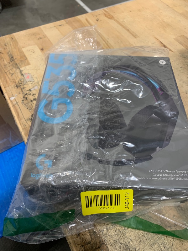 Photo 1 of **FACTORY SEALED** Logitech G535 Lightspeed Wireless Gaming Headset - Lightweight on-Ear Headphones, flip to Mute mic, Stereo, USB Rechargeable - Black