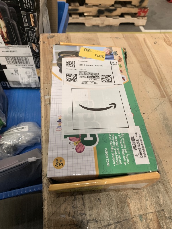 Photo 1 of (pre-opened) Life Cycle Animal Kit - Montessori Science Toy with 24-Piece Matching Game, Butterfly, Frog, Chicken, Bee, Ladybug & Turtle STEM Educational, Stocking Stuffers for Kids Ages 3-8