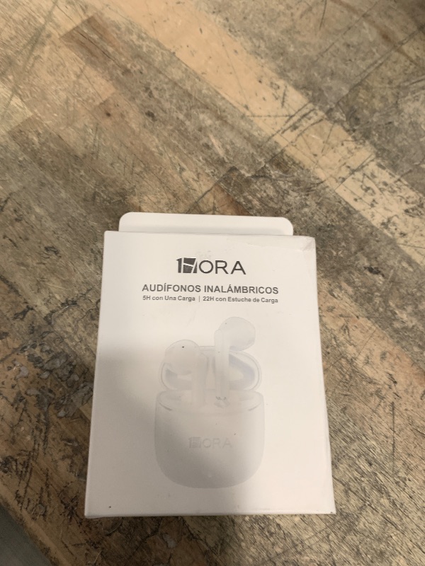 Photo 1 of 1 Hora Wireless Earbuds Bluetooth 5.3 Headphones Deep Bass in-Ear Earphones Premium Sound with Mic Charging Case for iPhone, Tablet, Android Smartphone Laptop Sports