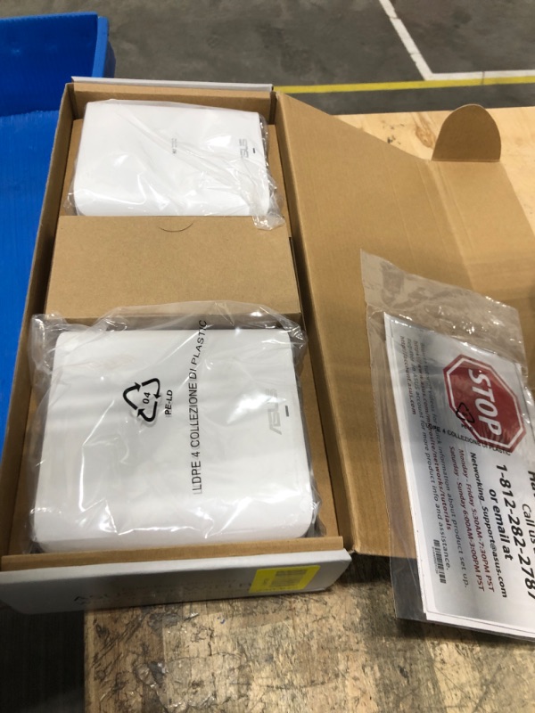 Photo 1 of **ITEM FACTORY SEALED** ASUS ZenWiFi BD5 Dual-Band WiFi 7 Mesh, 5000 Mbps, 5000 sq.ft (2pk), Dual 2.5G Ports, Security and Parental Controls Included, Smart Home Master SSIDs