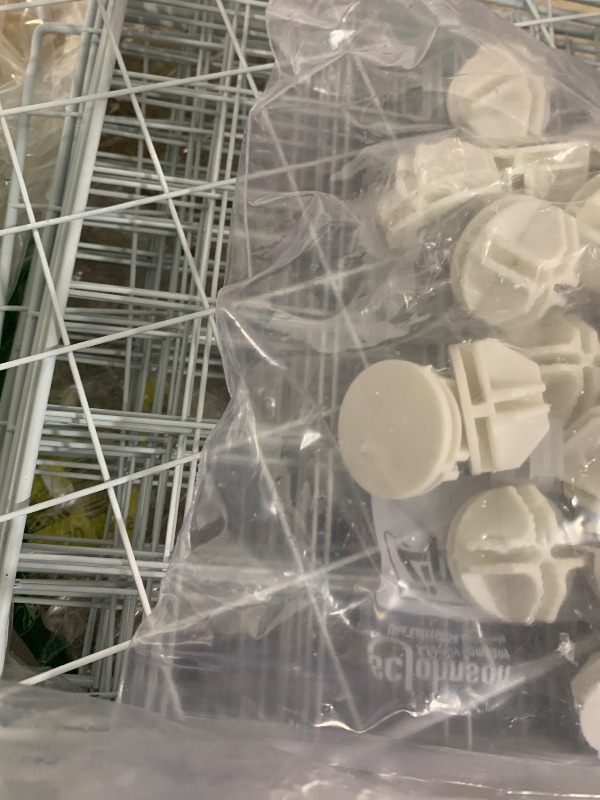 Photo 1 of **MISSING ASSEMBLY PIECES &  INSTRUCTIONS** C&AHOME Wire Cube Storage - 20-Cube Organizer, Metal Grids, Modular Bookshelf Shelf, Ideal for Bedroom & Office, 48.4'L x 12.4'W x 60.6'H White UWCSM20W