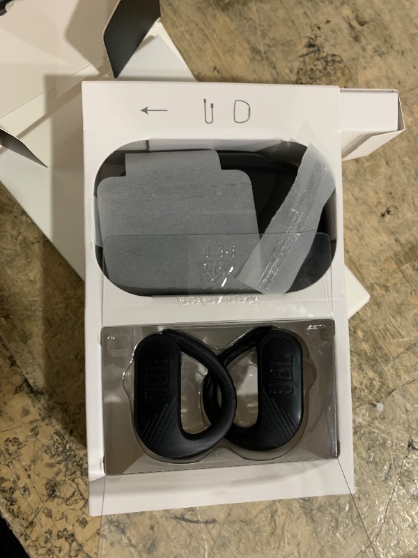 Photo 1 of ** VOLUME LOW** JBL Endurance Peak 3 - Dust and Water Proof (IP68) True Wireless Active Earbuds, JBL Pure Bass Sound, Up to 50 Total Hours of Playback with Speed Charge, Ambient Aware & Talk Thru (Black)