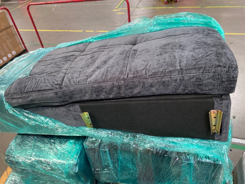 Photo 1 of *Incomplete black sectional sofa