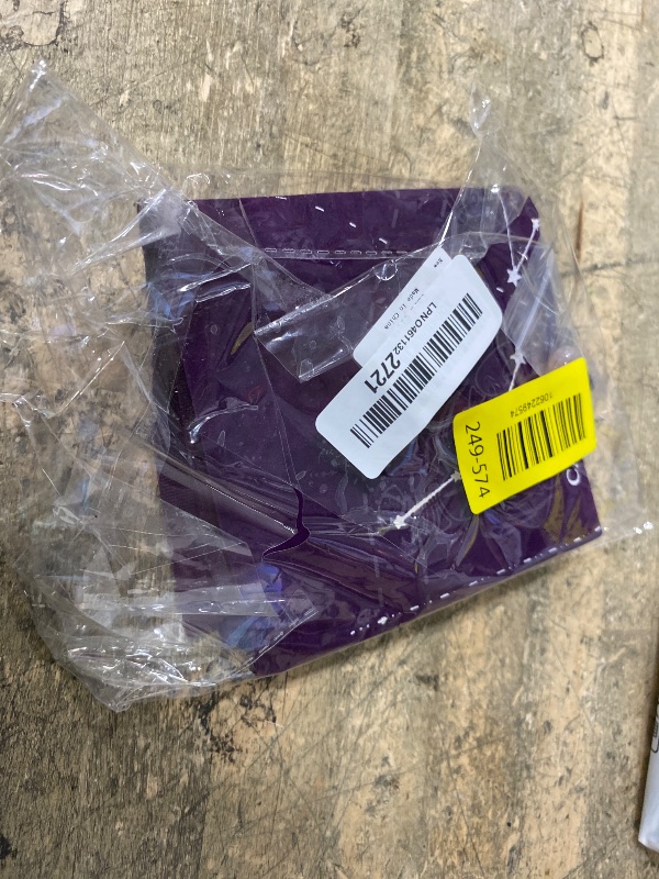 Photo 1 of **MISSING BAG** Knana 9Pcs Velvet Tarot Card Cloth Altar Cloth Tarot Cards Mat with Tarot Card Bag Crystals 19.7 x 19.7 inches (Purple)