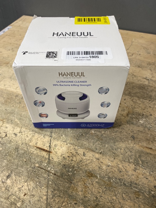 Photo 1 of ** MISSING PLUG**
2025 Ultrasonic Retainer Cleaner for Dentures & Aligner, Durable Removable Base and Top Cover, Denture Cleaner Machine with 4 Modes for Mouth Guards, Jewelry, Rings, etc (White)