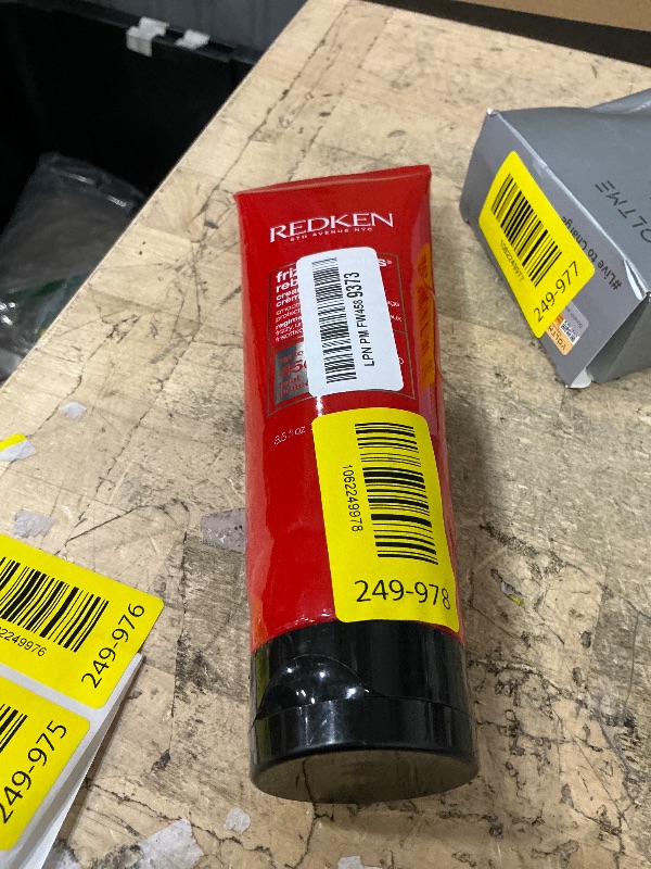 Photo 1 of **PARTIAL PRODUCT WAS USED** Redken Frizz Dismiss Rebel Tame Heat Protective Leave-In Cream For Frizzy Hair - Protects Hair Against Frizz, 8 Oz