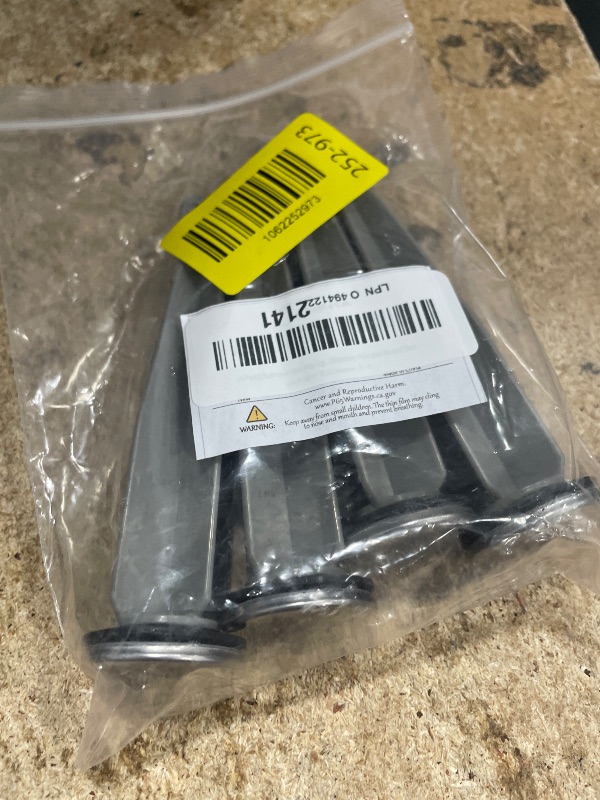 Photo 1 of (4-Pack) Calvana Bathroom Sink Pop-Up Stoppers, Compatible with Moen 88994, Not Universal, Fits Drains with Holes Less Than 1.21", Overall Height 4.87", Outer Diameter 1.21", Chrome Finish