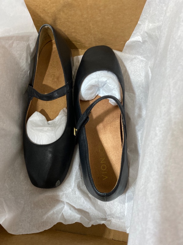 Photo 1 of ***DAMAGED - SEE NOTES/PICTURES***

Vionic Womens Alameda Mary Jane Flat Black Leather 6.5 M