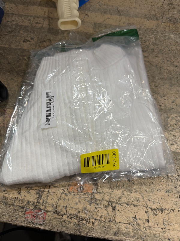 Photo 1 of **RUNS BIG** Saodimallsu Womens V Neck Sweater Vest Oversized Ribbed Knit Sleeveless Casual Loose Fit Pullover Tank Top White