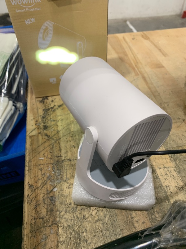 Photo 1 of [Built-in Apps & 2026 Upgraded] Mini Projector with WiFi 6 and Bluetooth 5.4 Support 4K 1080P Auto Keystone 180° Rotatable Projector Portable