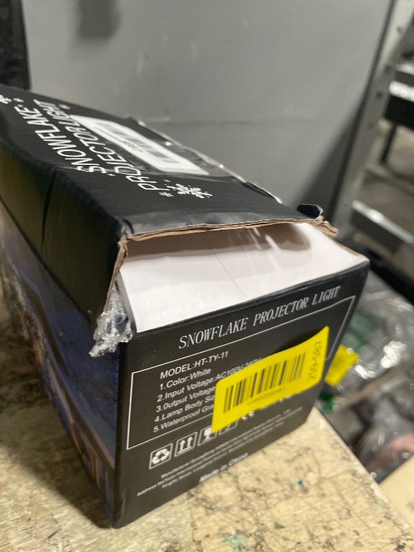 Photo 1 of ?LILNIAGY Christmas Decorations Outdoor Christmas Projector Lights Snowflake Projector, IP65 Waterproof & Adjustable Christmas Lights for Outdoor Christmas Decorations Home Party Garden Xmas Decor