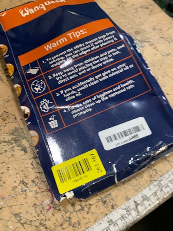 Photo 1 of 10 Pack Sticky Mouse Trap, Super Large 47.2 * 11'' Glue Traps for Mice, Peanut Taste Pheromone Rats Traps Indoor for Home, Rodent Snakes Spiders Roaches