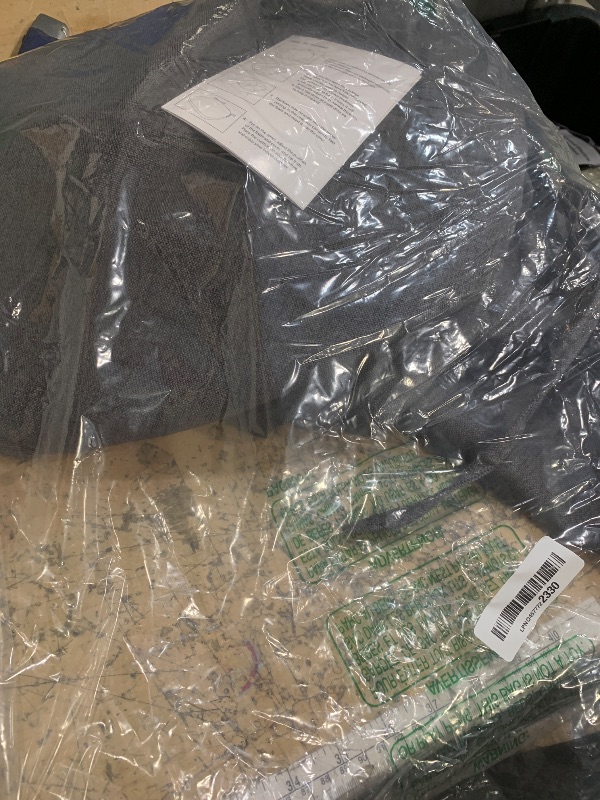 View 2 of ***MISSING PARTS***
AAAAAcessories D-Shaped Chair Cushions, 2" Thick Dining Chair Pads with Ties and Removable, Machine-Washable Cover, 17" x 16", Set of 6, Dark Grey