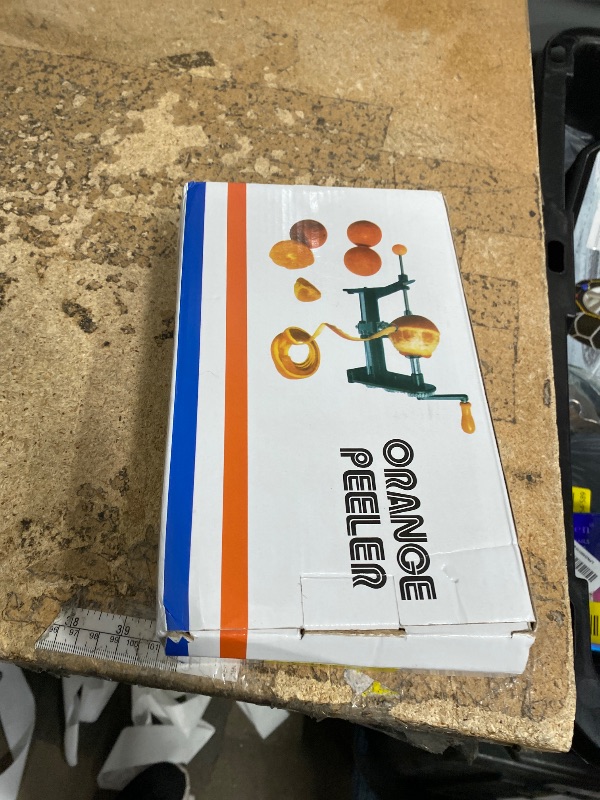 View 2 of ?????? Orange Peeler Citrus Fruit Peeler Adjustable Clamp on Desk or Table Multifunction Orange Peeling Machine for Fruit Pie Maker