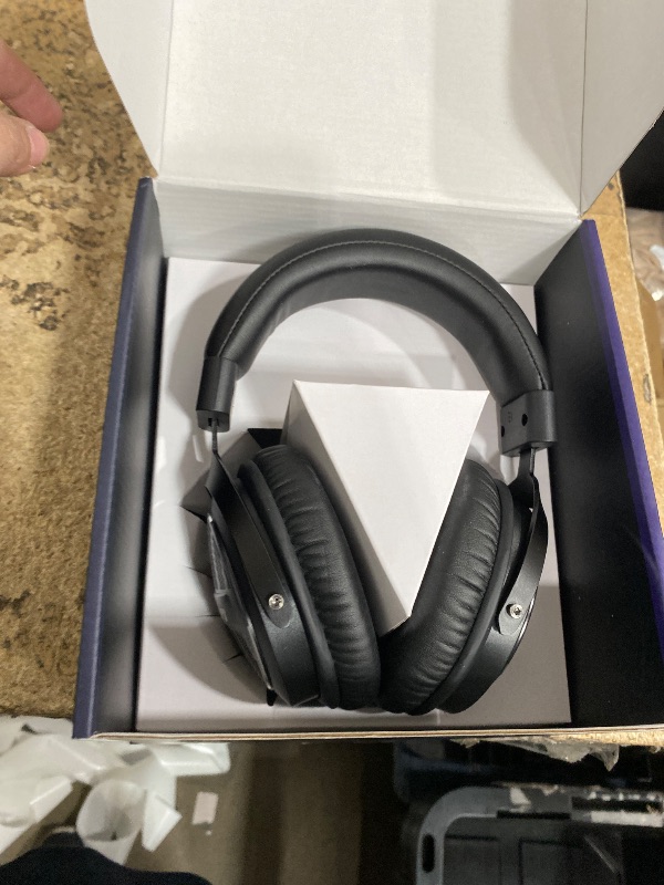 Photo 1 of (UNTESTED) Linsoul Kiwi Ears Ellipse Studio-Grade Dynamic Driver Over Ear Headphones, Hi-Fi Stereo Wired Gaming-Headphones, Open-Back, with Detachable Cable for Musician Audiophile