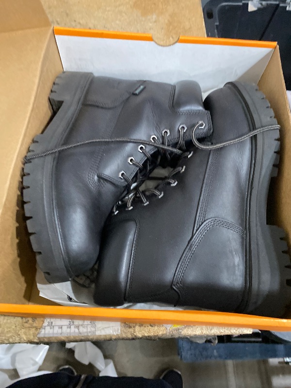 Photo 1 of Timberland PRO Men's Direct Attach 6 Inch Steel Safety Toe Insulated Waterproof Industrial Work Boot, Black-2024, 10.5 M