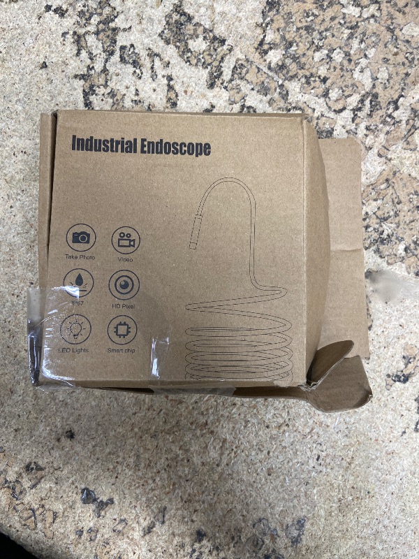 Photo 1 of [Dual-Lens] Endoscope Camera with Light, 1920P HD Borescope with 8+1 Adjustable LED Lights, IP67 Waterproof 16.5FT Semi-Rigid Snake Cord Inspection Camera for iPhone, iPad and Android Phone (Type C)