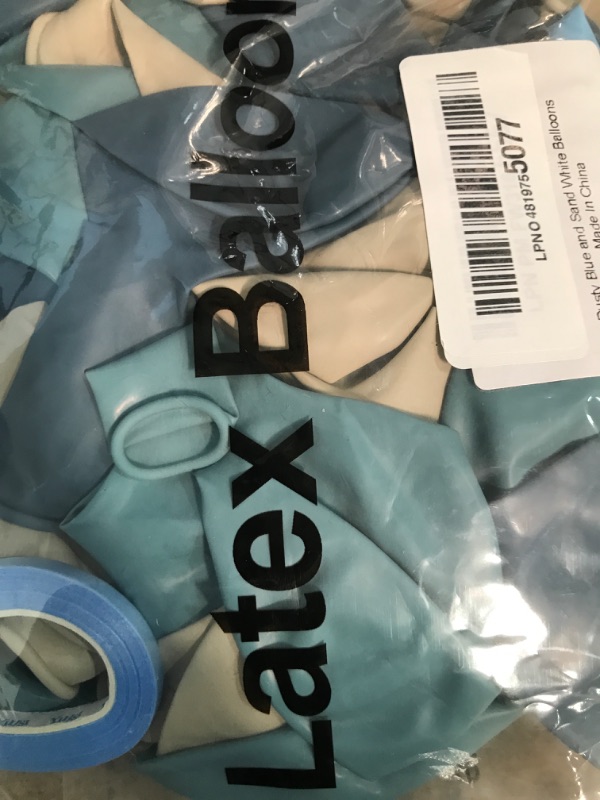 Photo 1 of ***MISSING PARTS***
Dusty Blue Sand White Balloons, 50 Pcs 12 Inches Dusty Haze Light Blue White Sand Latex Balloon for Birthday Baby Show Bridal Party Decorations