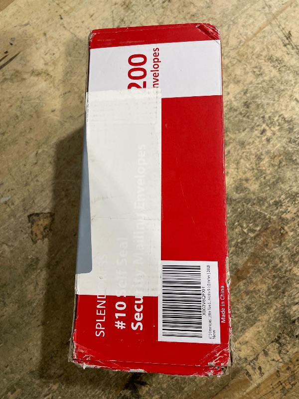 Photo 1 of #10 Envelopes Letter Size Self Seal | 200 Business Mailing Security Peel and Sealing Envelope | 100% Tinted | no 10 White Windowless Legal Regular Plain Envelops Pack | 4-1/8 x 9-1/2 Inches | 24 LB