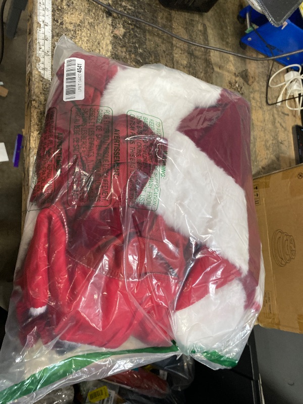 Photo 1 of ***missing boots and bag***Santa Claus Costume for Men, 9PCS Christmas Santa Suit Adult Men Deluxe Velvet Professional Santa Suit Outfit