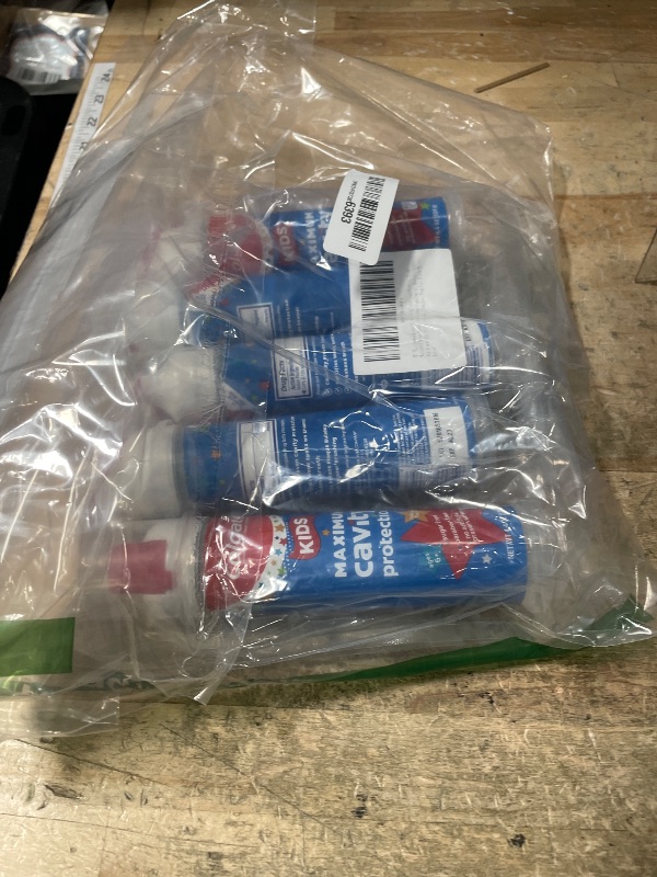 Photo 1 of *ONLY 5* Colgate Kids Toothpaste Pump with Fluoride for Cavity Protection, Ages 6+, ADA Accepted, Bubble Fruit, 4.4 Ounce, 6 Pack