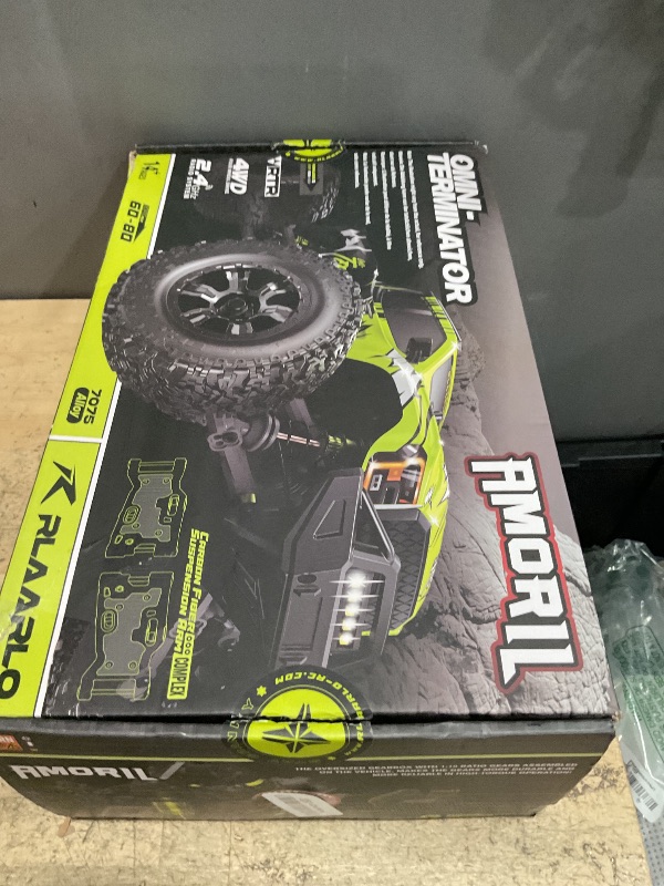 Photo 1 of ** heavily used item sold for parts only *** AMORIL 1/10 RTR Brushless Fast RC Cars for Adults,Max 50mph Hobby Electric Off-Road Monster Truck,Waterproof High Speed RC Car 4WD Remote Control Car with 3S Lipo,Green
