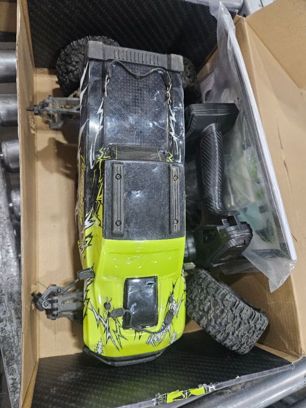 Photo 1 of ** heavily used item sold for parts only *** AMORIL 1/10 RTR Brushless Fast RC Cars for Adults,Max 50mph Hobby Electric Off-Road Monster Truck,Waterproof High Speed RC Car 4WD Remote Control Car with 3S Lipo,Green