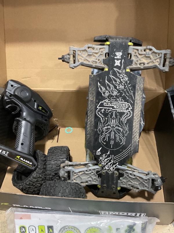 Photo 1 of ** heavily used item sold for parts only *** AMORIL 1/10 RTR Brushless Fast RC Cars for Adults,Max 50mph Hobby Electric Off-Road Monster Truck,Waterproof High Speed RC Car 4WD Remote Control Car with 3S Lipo,Green