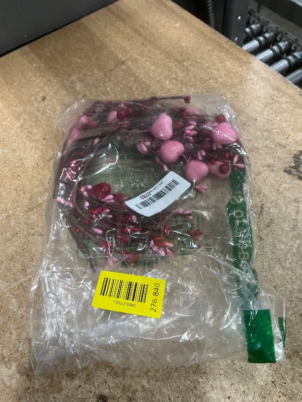 Photo 1 of Valentines Felt Heart Garland Valentines Day Decorations Red Pink White 3D Heart Shape Garland Romantic Hanging Ornaments for Wall Front Door Home Wedding Anniversary Birthday Party Decor