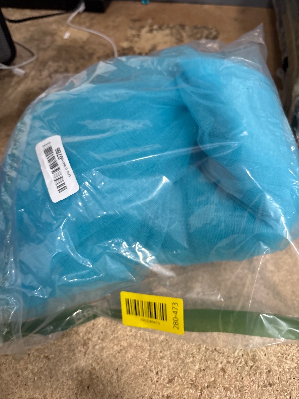 View 2 of ***PARTIAL SET ONLY 1 *** Therwen 8 Pcs Blue Tulle Tutu Costume Set Tutu Skirt Headband Leggings Long Arm Warmer Gloves for Halloween(Blue,Cute Style)