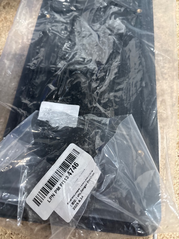 Photo 1 of 109684400B Rear License Plate Frames for 2017-2023 Tesla Model 3 and 2020-2025 Model Y Car, Rear Plate Holder with 4 Brass Mounting Screw Holes, Rust Proof Rattle Proof License Plate Holder Bracket