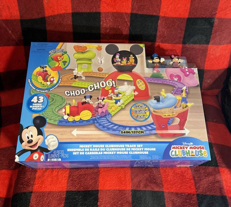 Photo 1 of [New/2025/Disney Junior] MICKEY MOUSE CLUBHOUSE {Choo Choo} Train Track Set