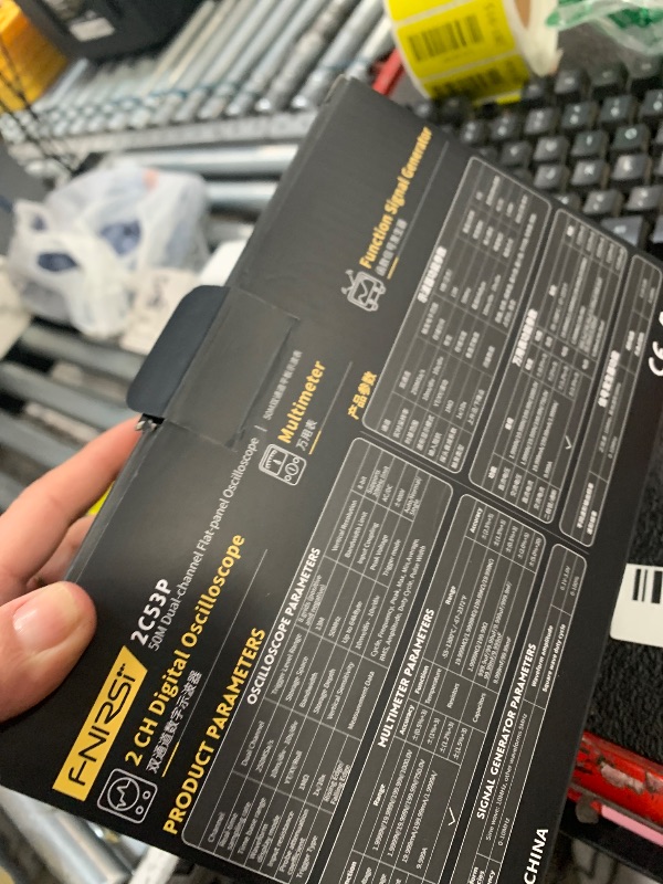 Photo 1 of ?FNRSI 2C53P Plus Upgraded with Carrying CASE? 3in1 Oscilloscope/Multimeter/DDS Signal Generator Tablet Touch Screen Portable Digital Automotive Oscilloscope 2 Channel 50MHz Bandwidth 250Ms/S Counts