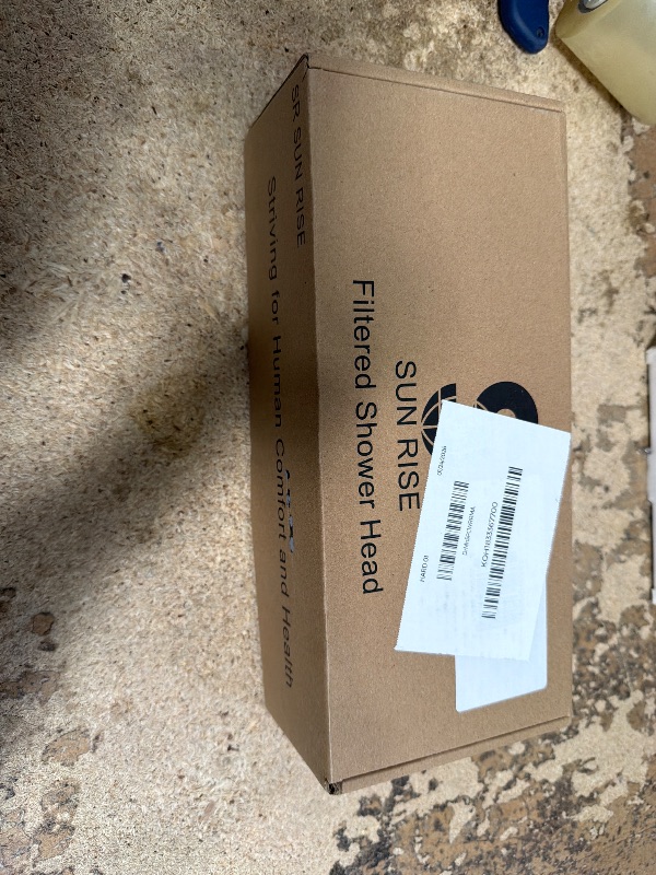 Photo 1 of ***water stains ***SR SUN RISE Filtered Shower Head with Handheld High Pressure 9 Spray Mode Showerhead Detachable Shower Head Water Softener Filters Beads for Hard Water Remove Chlorine 1 Filter Chrome