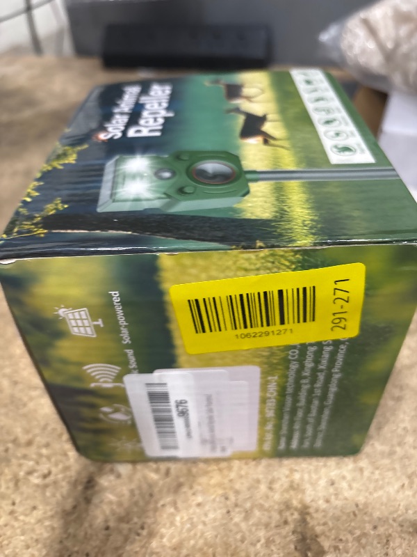 Photo 1 of 2 Packs Ultrasonic Animal Repeller Solar Powered, Cat Repellent Outdoor with Motion Sensor, Waterproof Deer Repellent Devices with LED Flash Light, Effective Repel Invasive Animals to Protect Yard