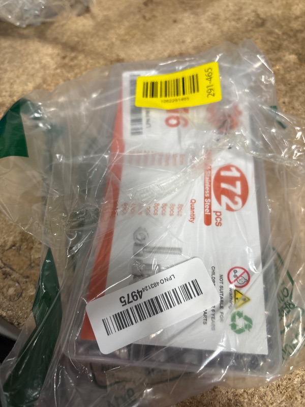 Photo 1 of 260 Pcs M5 Screws Assortment Kit, M5 Bolts Kit M5x 8/10/12/16/20/25/30/35mm, 304 Stainless Steel Hex Socket Head Screws Nuts Bolts and Washers Set