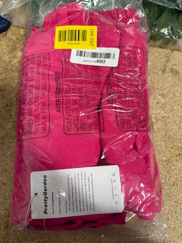Photo 1 of ***DAMAGED - SEE NOTES/PICTURES***S
PRETTYGARDEN Women's Summer 2 Piece Outfits 2025 Cap Sleeve V Neck Belted Crop Tops Wide Leg Pant Sets Casual Tracksuit(Solid Rose Red,Small)