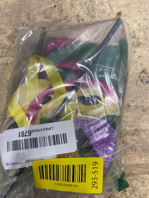 Photo 1 of ***MISSING PARTS***
3Pcs Mardi Gras Table Decor Wooden Set, Glitter Mardi Gras Rustic Table Centerpiece Sign for Party Home Office Tabletop Decorations (Mardi Gras)