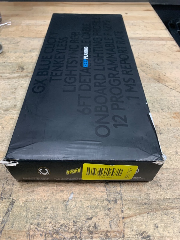 Photo 1 of ***DAMAGED - SEE NOTES/PICTURES***Logitech G PRO Mechanical Gaming Keyboard, Ultra Portable Tenkeyless Design, Detachable Micro USB Cable, 16.8 Million Color LIGHTSYNC RGB Backlit Keys