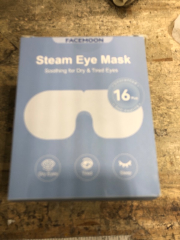 Photo 1 of 16 Packs Steam Eye Mask for Dry Eyes: Self Heating Moist Warm Compress for Stye & Digital Eye Strain - FSA&HSA Eligible -Disposable, No Microwave Needed, Travel Essential, Deep Sleep Relief, Unscented