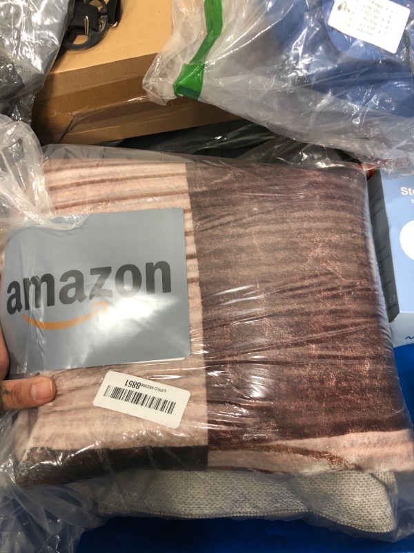 Photo 1 of QDUIDU Large Machine Washable 4x6 Area Rug, Soft Modern Geometric Abstract Brown Rugs for Bedroom Living Room, Non-Shedding Faux Wool Indoor Throw Floor Carpet for Office Entryway Dining Room Decor