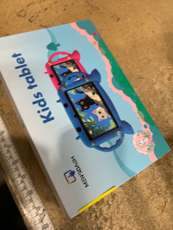 View 2 of ** PARTS ONLY**    MengDash Kids Tablet, 7 inch Tablet for Kids 3-10, Educational Learning Toddler Tablet Android 11, 3GB RAM+32GB ROM Storage, Google Play YouTube (Blue)
TURNS ON BUT SCREEN STAYS BLACK