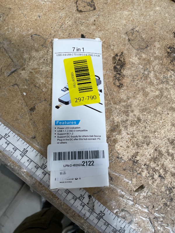 Photo 1 of ?Upgrade? USB C/USB Hub, kBERLAT Aluminum 7 in 1 USB C & USB Hub with USB 3.0, USB 2.0 Ports for PC/Laptops/MacBook Pro/Air/iMac/iPad and More Devices