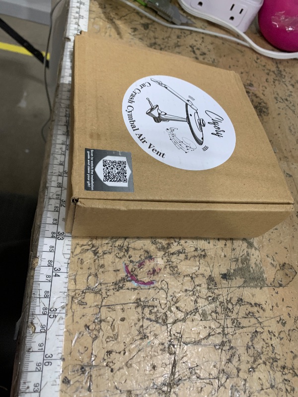 Photo 1 of 2 Pack Car Cymbal Air Vent, Mini Drum Crash Cymbal Set with Mini Drum Stick, Funny Musical Instruments Gadget for Drummer Music Lovers Gift, Compact Durable Car Accessory for Most Vehicles(Silver)