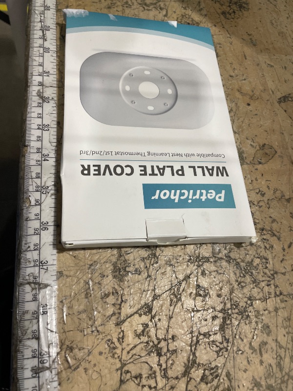 Photo 1 of Compatible with Google Thermostat 1st/2nd/3rd Wall Plate Cover - Petrichor Nest Thermostat Trim Kit, Made for Google Nest Thermostat 1st/2nd/3rd?Easy to Install?2 Pack White?