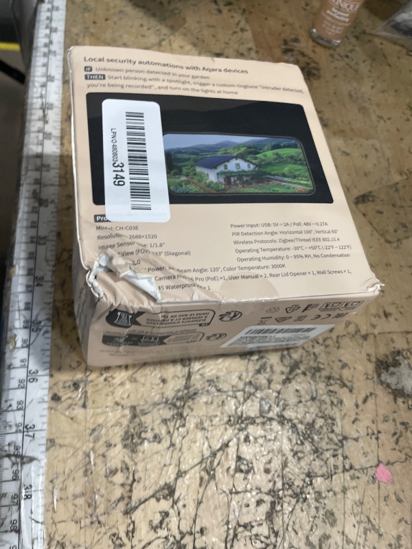 Photo 1 of **FOR PARTS/ NON-FUNCTIONAL*** Aqara 4MP Camera Hub G5 Pro PoE, True Color Night Vision Security Camera Outdoor, HomeKit Secure Video, Thread Border Router, Local Detection, Thread/Zigbee, Supports Alexa, Google, Smartthings, White