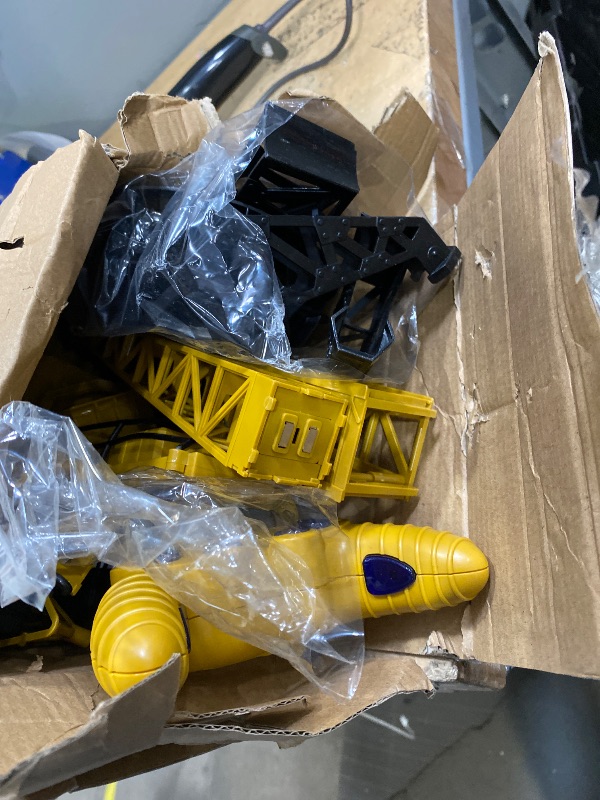 Photo 1 of ***do not turn on*****Mini Tudou RC Crane Toy,50.4 inch Tall 2.4GHz Remote Control Robotic Excavator,Educational Construction Vehicles Toy for Ages 6,7,8,9 Boys or Girls