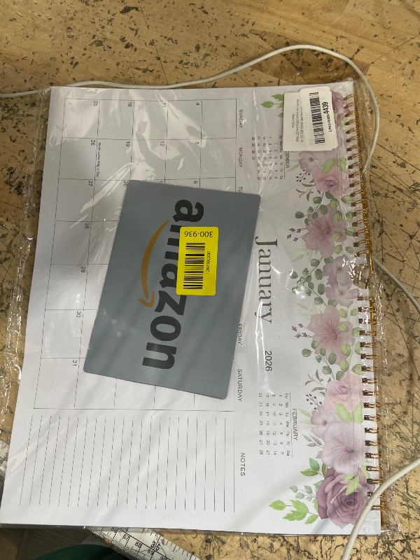 Photo 1 of 2026 Wall Calendar, Tempomind Calendar 2026, 18 Month Wall Calendar January 2026 to June 2027, 14" x 10.5" Aesthetic Hanging Calendar for Home Office School, Floral